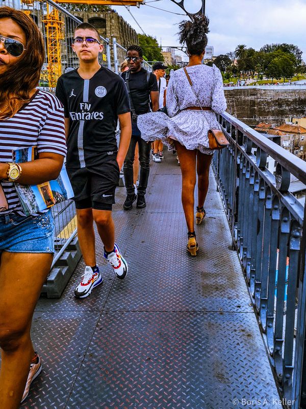 At the Dom Luis I Bridge