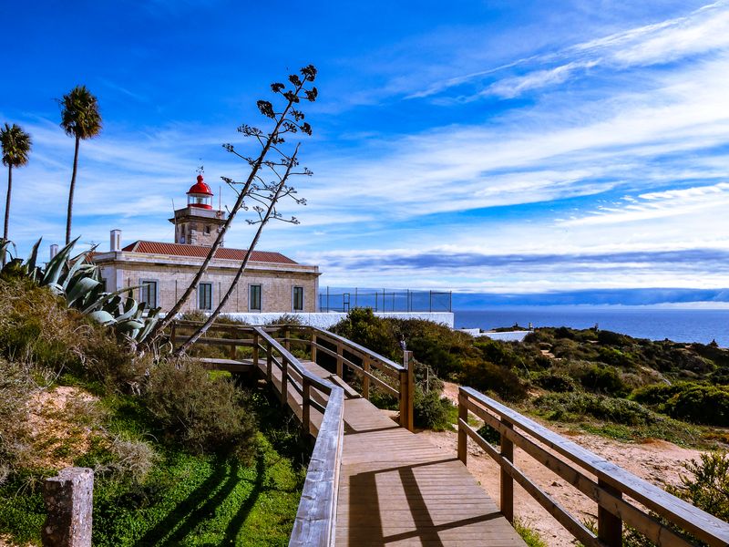 The Ponta da Piedade lighthouse