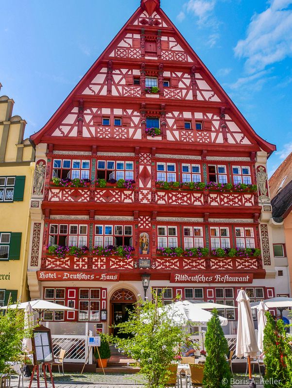 Half-timbered houses
