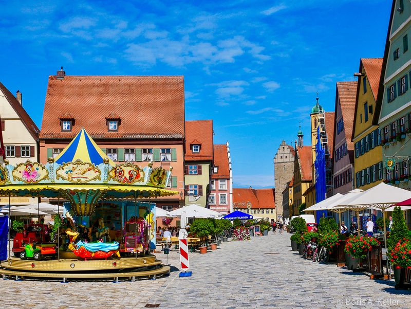 Weinmarkt & Rothenburger Tor
