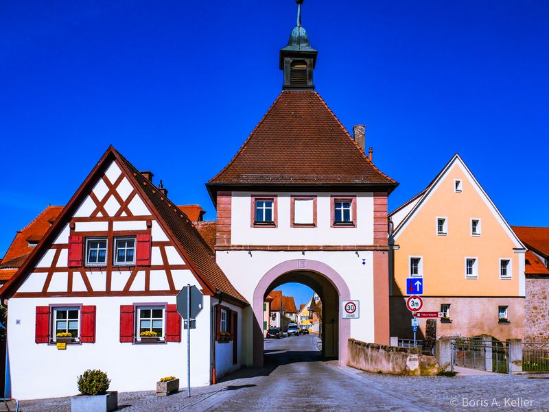 City gate and custom house