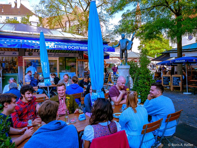 Biergarten am Viktualienmarkt