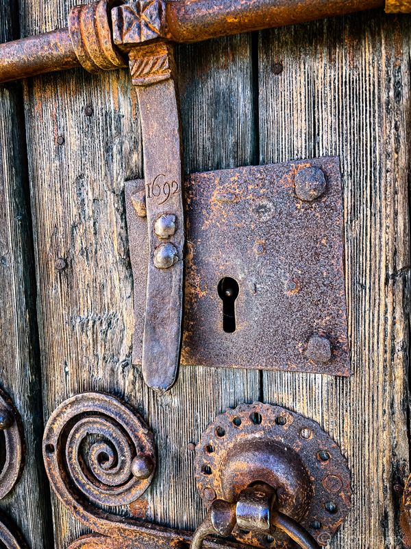 Medieval door fittings