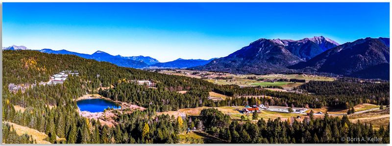 Panorama Upper Isar Valley