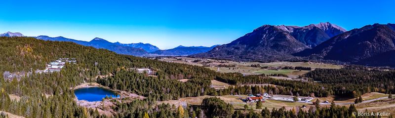 Panorama Upper Isar Valley
