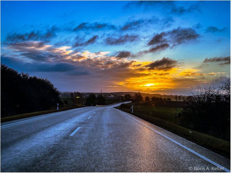 Driving home...
