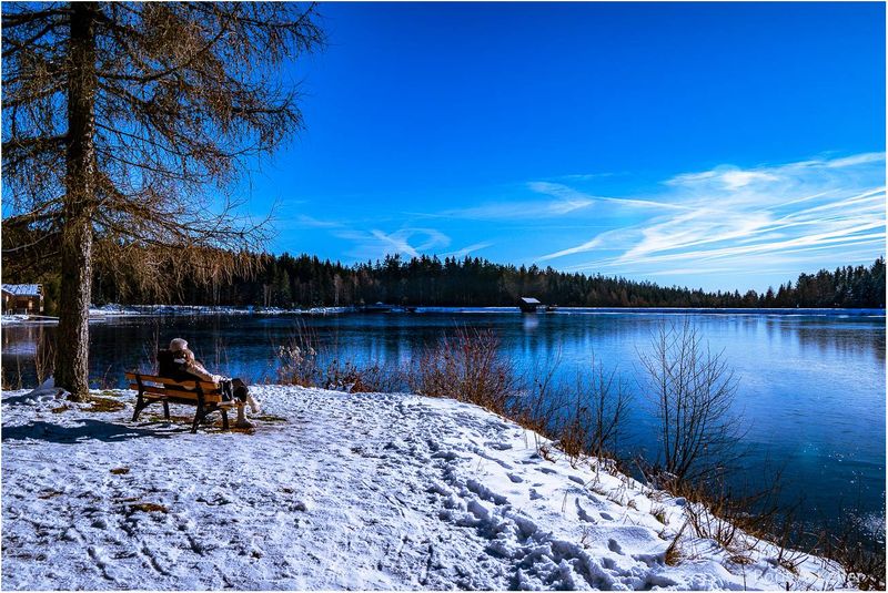 By the lake