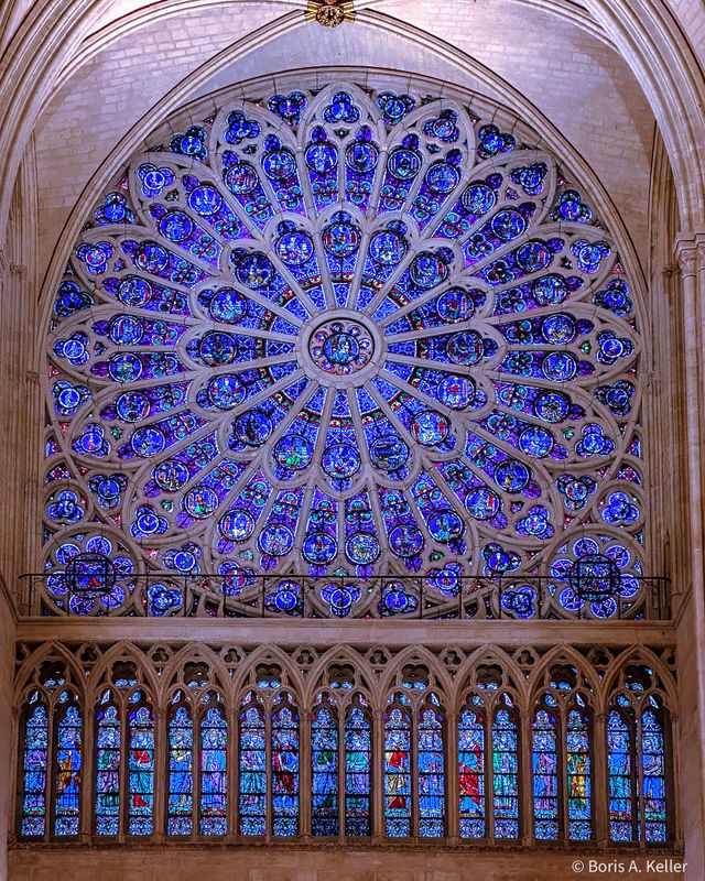 South rose window