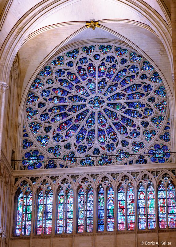 North rose window