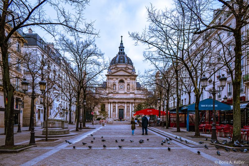 Sorbonne Chapel facing Sorbonne square