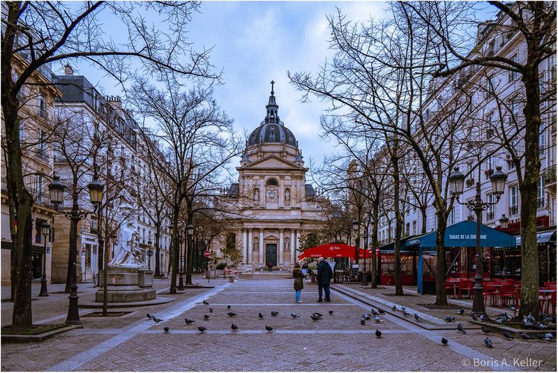 Sorbonne Chapel facing Sorbonne square