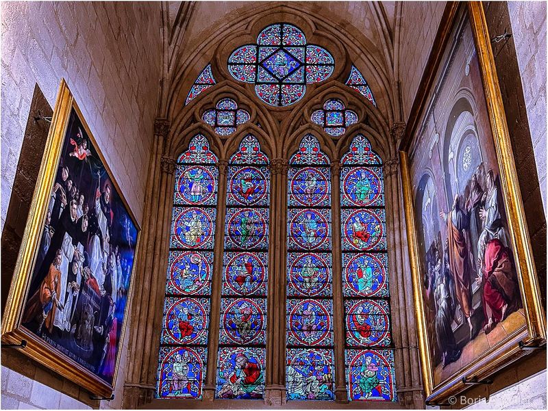 Stained glass window