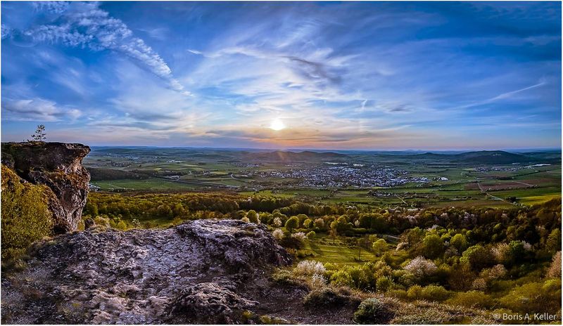 View from the Staffelberg mountain 