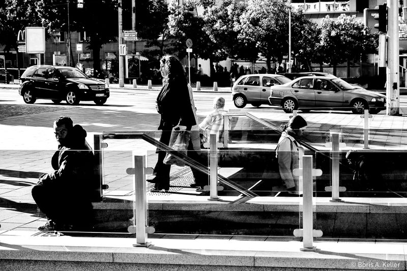 Sofia Streets in B&W