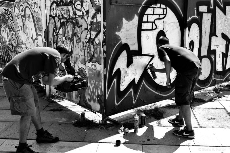 Sofia Streets in B&W