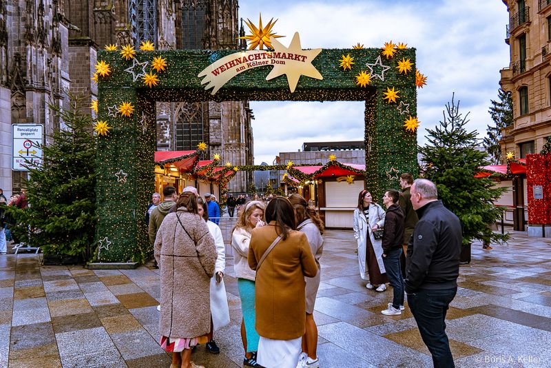 Weihnachtsmarkt am K�lner Dom