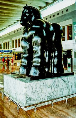 Botero at the Airport..