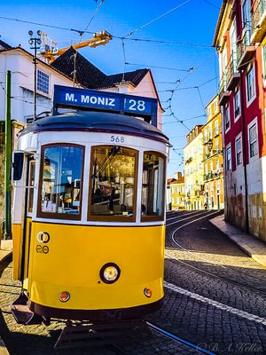 Tram 28 in Alfama