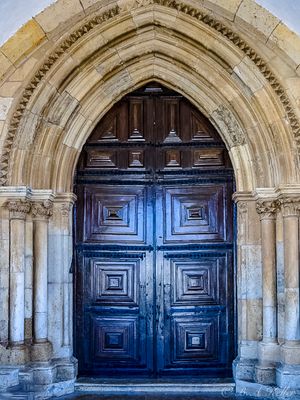 Door to the medieval Cathedral