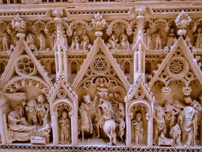 Details of the tomb of King Pedro I.