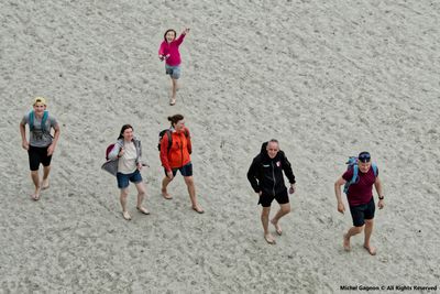 Le retour en forme de la ballade au Tombelaine dans la baie du Mont Saint-Michel...