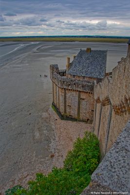 Mont-Saint-Michel looking north towards Normandy