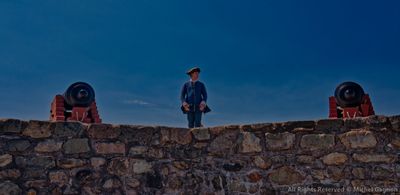 La vigile au Fort Louisbourg, Nouvelle-cosse 