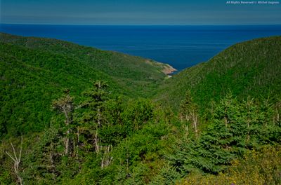 View of Fishing Cove from Cape Breton Trail, Cape Breton Island 