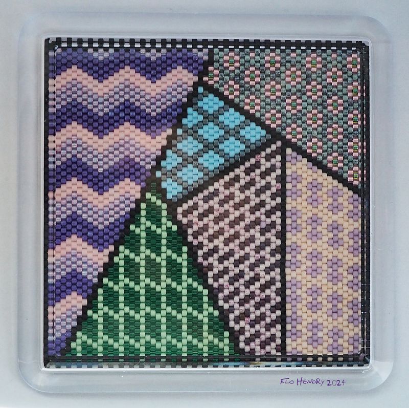Carolynne Floyd Crazy Quilt 2 Coaster