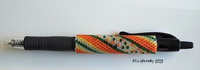 Pen Wrap - Ribbons (fall colors)