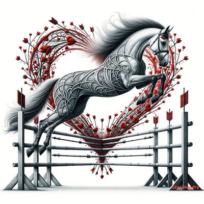 266 Heart Show Jumper #1