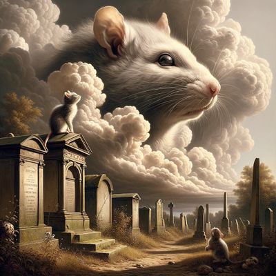 265 Big Rat has an Eye on you Kitties.jpg