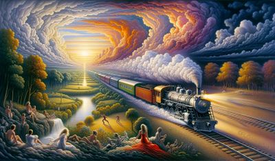 222 Gleaming Train High on Speed.png