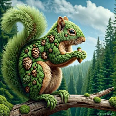 Squirrel: Piney the Fox Squirrel