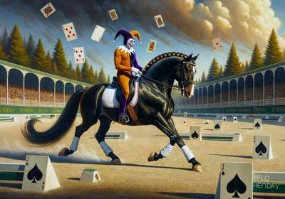 Jester Showing his Horse 'Not a Full Deck' Gets a 0 (Zero- movement not performed).jpg