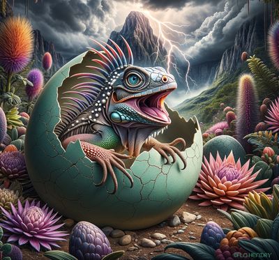 287 Baby Iguana Emerges with an Attitude.jpg