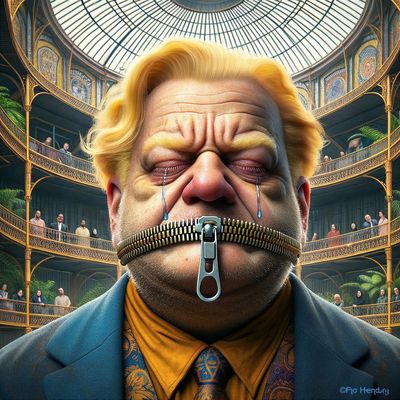 Trump Zipped Shut for Lying & Breaking Oath of Presidency Office.jpg