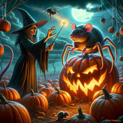 118 Witch's Spell in Process of creating a Ratarachnid.jpg