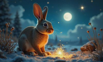 202 Rabbit in Evening Glow.jpg