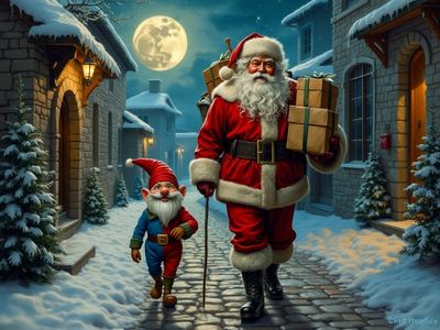 119 Santa and His Helper Twiggles.png