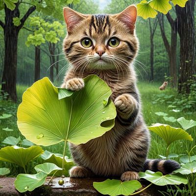 Tabby with Ginkgo Leaf.jpg