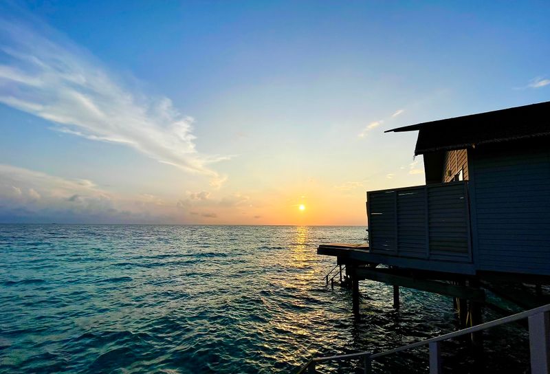 Sunset in Maldives