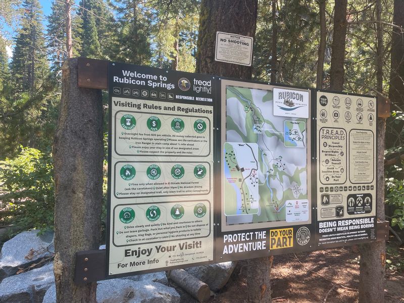 Entering Rubicon Springs Camp Ground