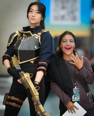 Sabina at the 2025 LA Comicon