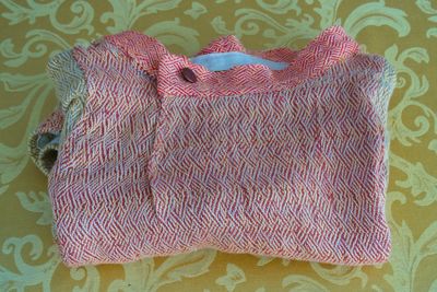 Cloth #41 Bamboo & Tencel warp; Raw Silk weft