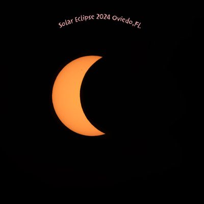 Solar Eclipse taken in Oviedo,Fl
