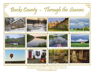 2023 Bucks County Calendar, Note & Holiday Greeting Cards