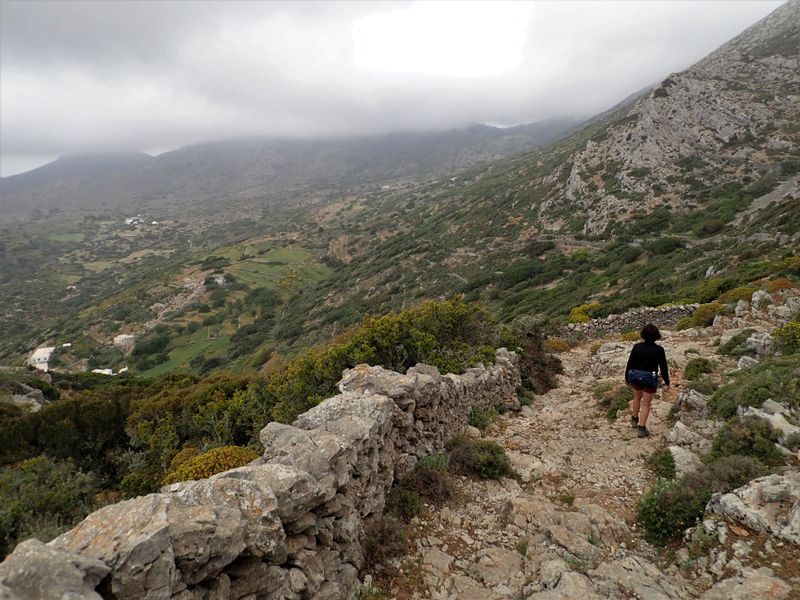 Steep descent
