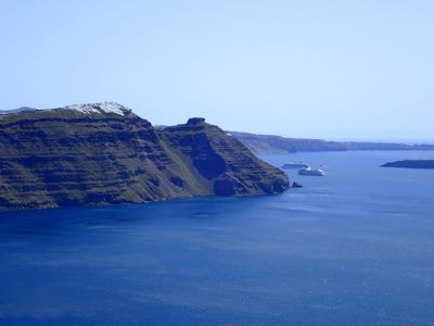 Looking south