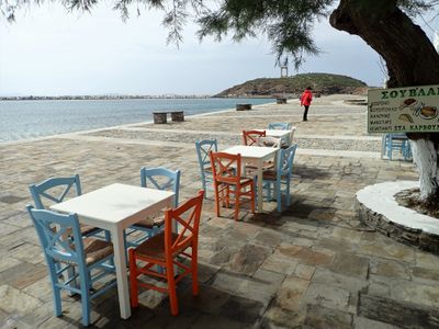 Terrace in Naxos town